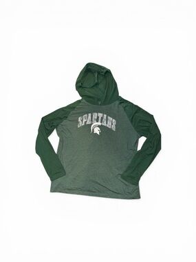 Spartans Green Hooded Sweatshirt for Women